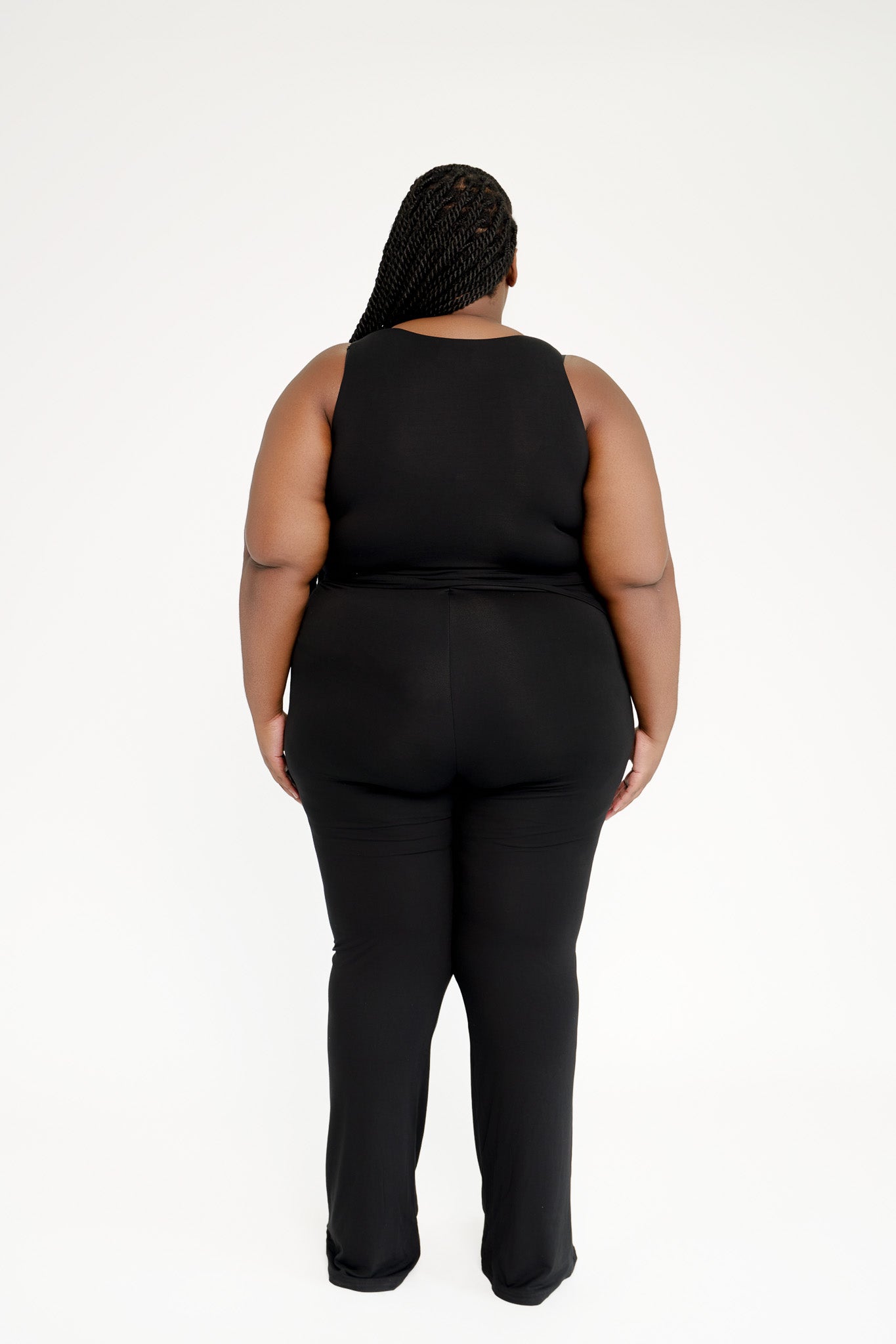 Aisha Asymmetric Ruched Tank Top